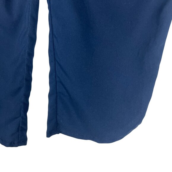 Marine Layer Re-Spun Women's Allison Dolphin Hem Cropped Pants in Navy Size S - Picture 6 of 11